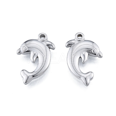 Non-Tarnish 304 Stainless Steel Pendant STAS-B027-09P-1