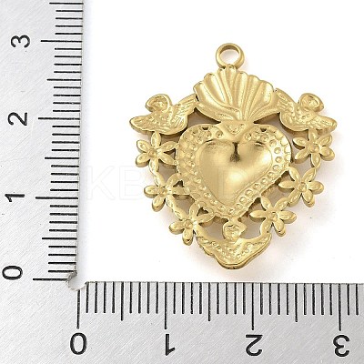 Ion Plating(IP) 304 Stainless Steel Pendants STAS-B075-18G-02-1