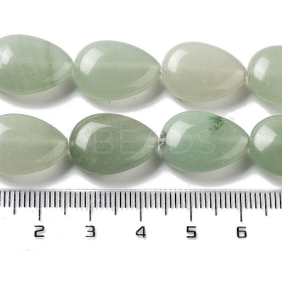 Natural Green Aventurine Beads Strands G-P528-L14-01-1