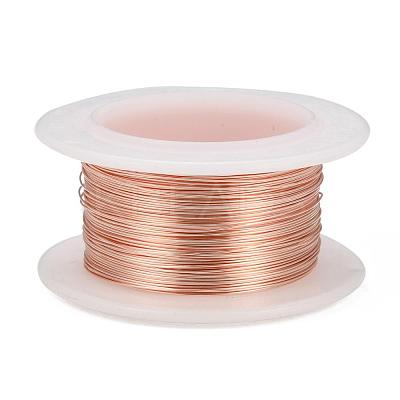 Round Copper Jewelry Wire CWIR-I002-0.4mm-RG-NR-1