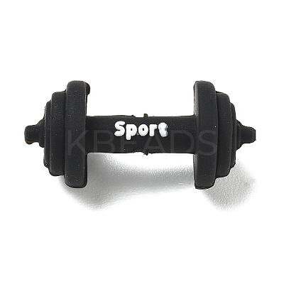 Gym Equipment Theme Silicone Focal Beads SL-CBAE849-03A-1