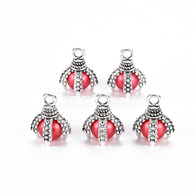 Tibetan Style Alloy Charms PALLOY-S120-249B-RS-1