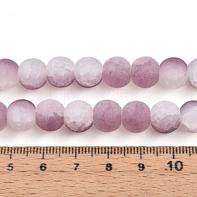 Crackle Glass Beads X1-GLAA-N009-10mm-05-1