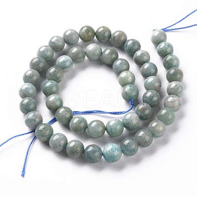 Natural Amazonite Beads Strands G-S333-8mm-005-1