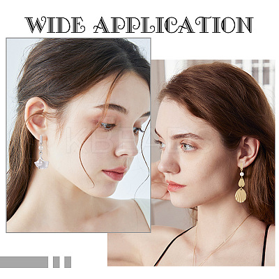 40Pcs 2 Colors 201 Stainless Steel Oval Stud Earring Findings STAS-SC0005-34-1