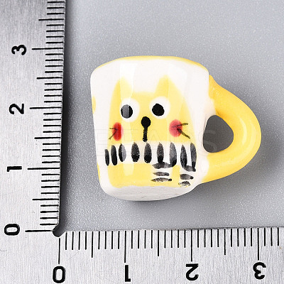 Handmade Porcelain Mug Cup Decoration PORC-T133-20C-1