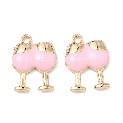 Alloy Enamel Pendants FIND-B061-03G-1