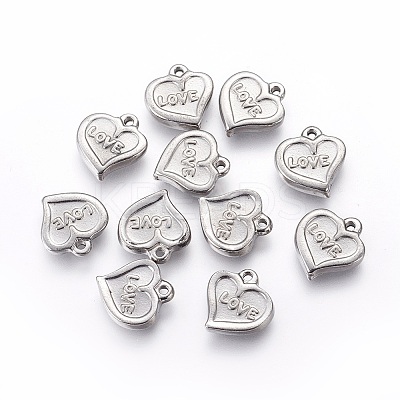304 Stainless Steel Charms LS-STAS-P228-01-1