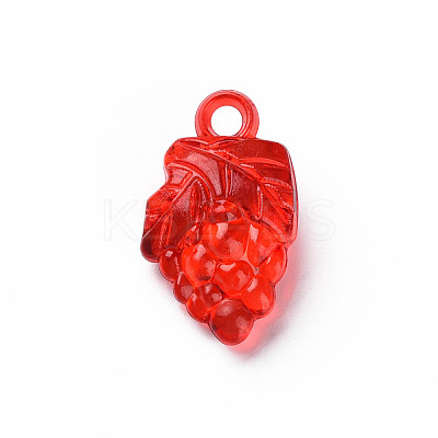 Autumn Theme Transparent Acrylic Pendants MACR-N013-025-1