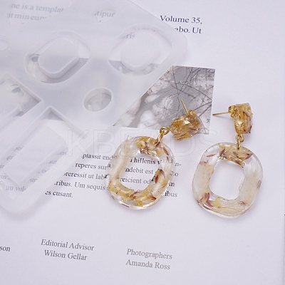 DIY Pendant Earring Silicone Molds X-DIY-L021-67-1