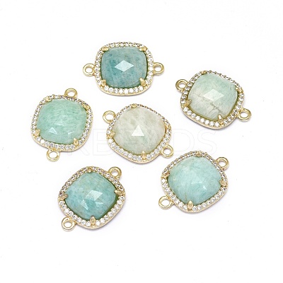 Natural Amazonite Links connectors G-L514-019E-1