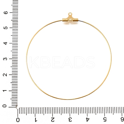PVD Vacuum Plating 304 Stainless Steel Pendants STAS-T031-20-50mm-G-1