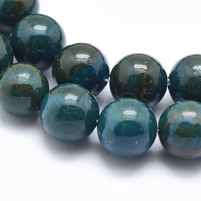 Dyed Natural Gemstone Beads Strands G-F556-8mm-1