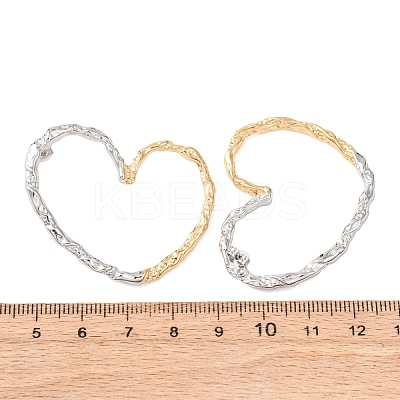 Hollow Heart 316 Stainless Steel Stud Earrings EJEW-Z160-01GP-1