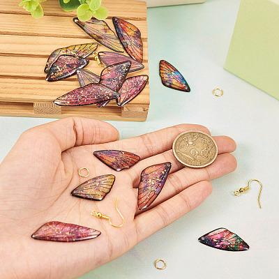 DIY Butterfly Earring Making Kit DIY-TA0005-06-1