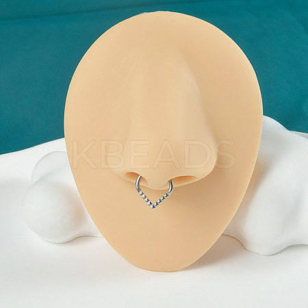 304 Stainless Steel Hoop Nose Rings WG6D581-01-1