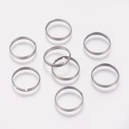 Tarnish Resistant 316 Surgical Stainless Steel Finger Ring Settings LS-X-STAS-I090-02P-1