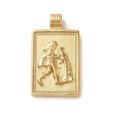 304 Stainless Steel Pendants STAS-L022-306G-11-1