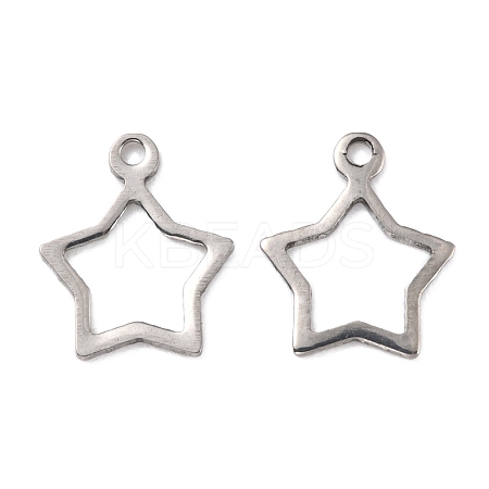 Tarnish Resistant 201 Stainless Steel Charms STAS-K217-05-1