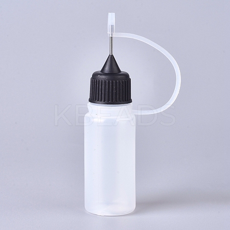 Polyethylene(PE) Needle Applicator Tip Bottles TOOL-WH0119-63C-10ML-1