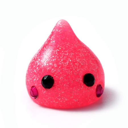 Resin Pendants RESI-WH0026-20F-1