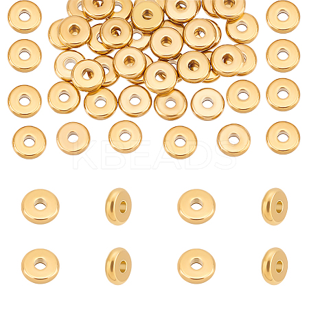 40Pcs Ion Plating(IP) 304 Stainless Steel Spacer Beads STAS-UN0059-33-1