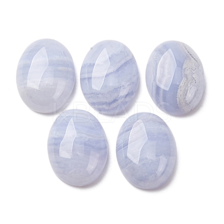 Natural Blue Lace Agate Cabochons G-I363-01F-1