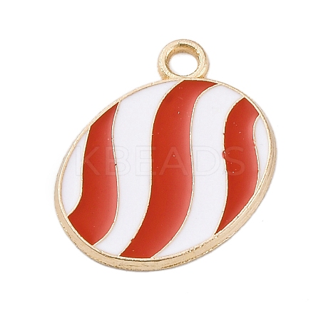 Christmas Alloy Enamel Pendants ENAM-S027-01C-G-1