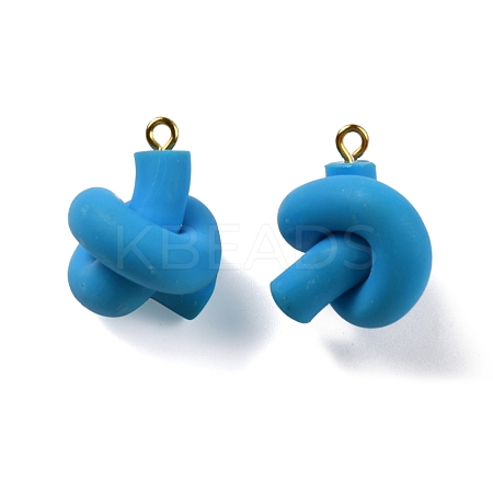 Handmade Polymer Clay Pendants CLAY-WH0008-01B-1