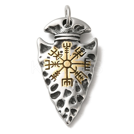 Viking 304 Stainless Steel Pendants LS-STAS-Z059-06AS-1