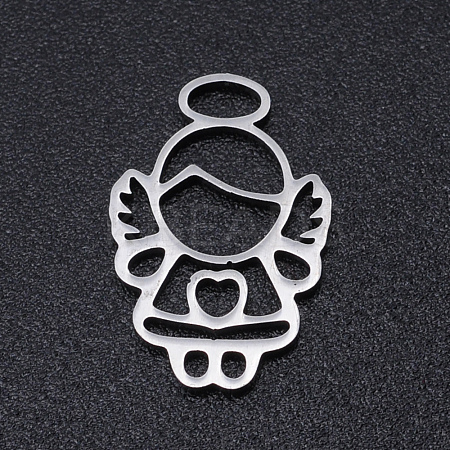 Non-Tarnish 201 Stainless Steel Laser Cut Pendants LS-STAS-S105-T888-1-1