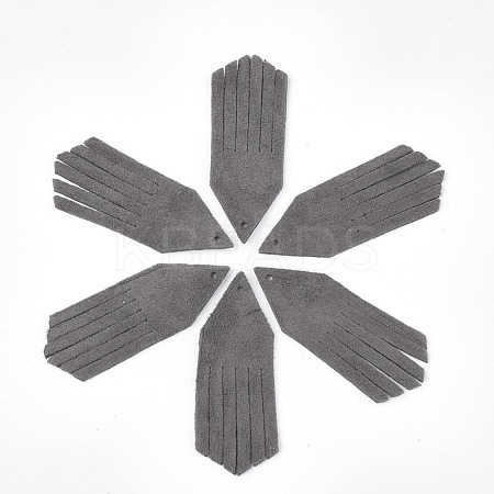 Eco-Friendly Sheepskin Leather Tassel Pendants X-FIND-S301-13A-01-1