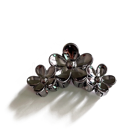 Plastic Flower Claw Hair Clips LS-PW-WG293B8-03-1