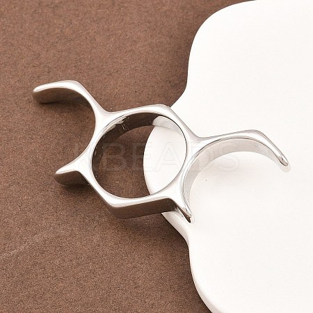 304 Stainless Steel Finger Rings RJEW-D336-10P-1