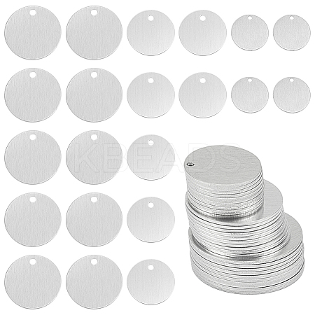 30Pcs 3 Styles Aluminum Pendants ALUM-WR0001-01-1