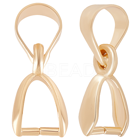 100Pcs Rack Plating Brass Ice Pick Pinch Bails KK-BBC0004-18-1