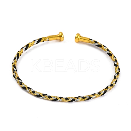 Braided Carbon Steel Wire Bracelet Making MAK-A017-B34-1