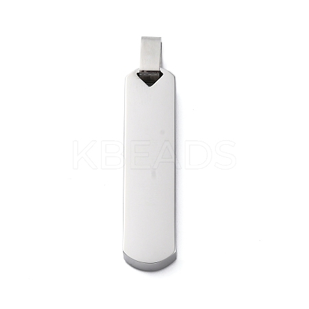 304 Stainless Steel Pendants STAS-U043-09P-1