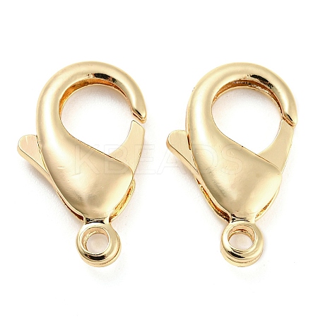 Brass Lobster Claw Clasps KK-Q789-04G-1