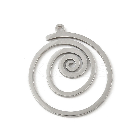 304 Stainless Steel Pendants LS-STAS-G355-08A-P-1