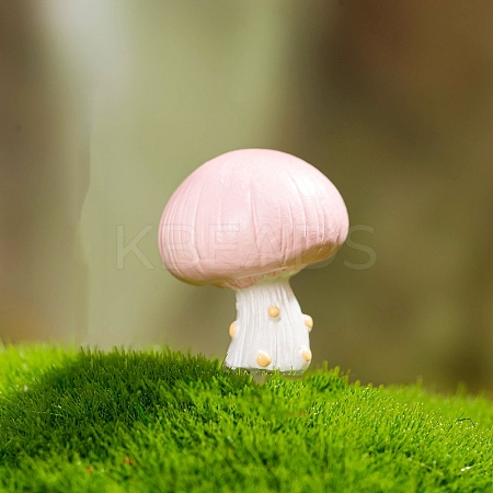 Resin Mushroom Miniature Ornaments PW-WG67BFB-02-1