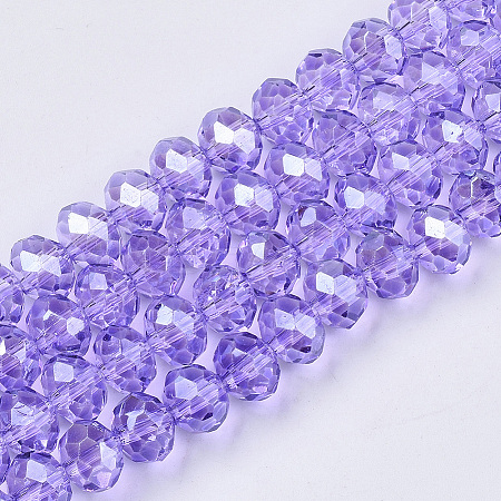 Baking Paint Glass Beads Strands LS-EGLA-Q120-D-A01-1