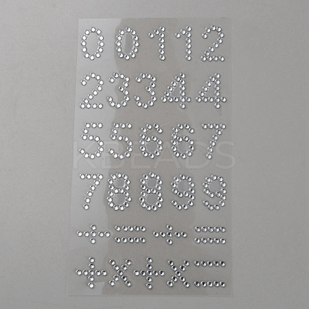 Acrylic Rhinestone Stickers DIY-WH0569-53D-1