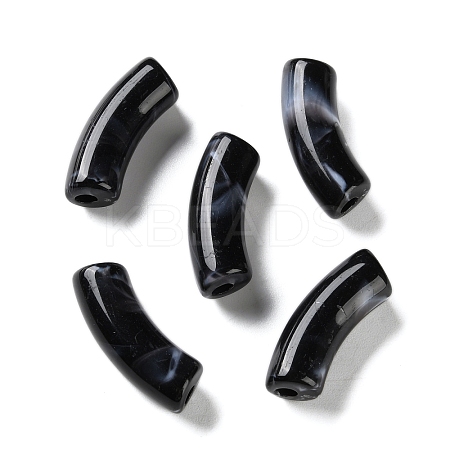 Opaque Acrylic Beads OACR-M015-02-1
