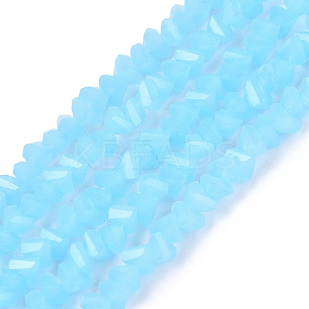 Imitation Jade Glass Beads Strands GLAA-N020-3mm-06-1