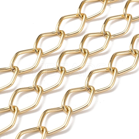 Oxidation Aluminum Twist Rhombus Link Chains CHA-E003-09G-1