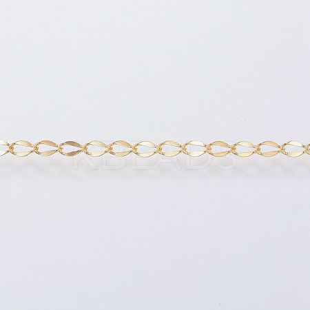Ion Plating(IP) Handmade 304 Stainless Steel Chains STAS-G038-18G-1