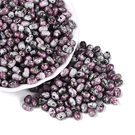Picasso Glass Seed Beads SEED-N012-10M-1