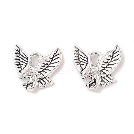 Tibetan Style Alloy Pendants TIBEP-20305-AS-R-1
