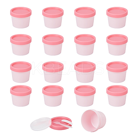 12Pcs Empty PP Plastic Facial Mask Cosmetic Cream Jars DIY-BC0012-81A-1